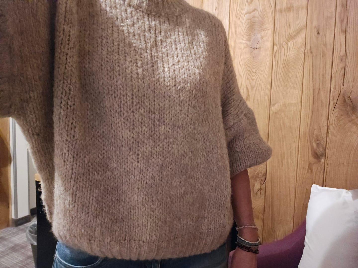 Customer photo review of Essential Oversize Knit