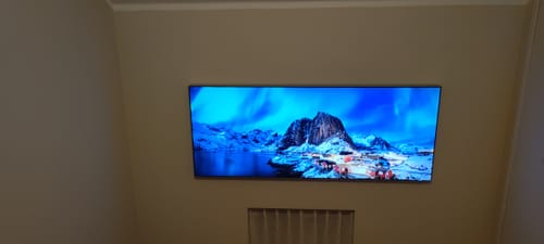 Customer photo review of Canvalight® Leuchtbild | Nordlichter | Panorama