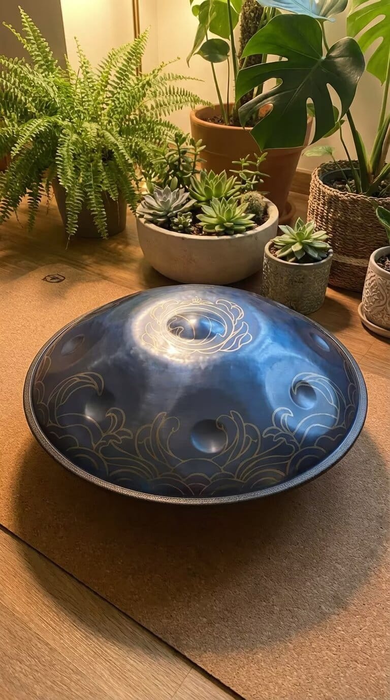 Customer photo review of Cosmoshandpan Handpan Drum - Dolwave | Handpan for Meditation & Yoga