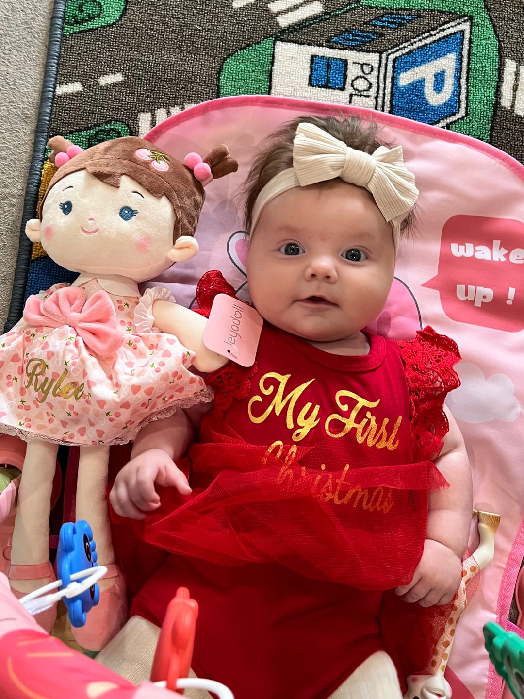 Customer photo review of Personalized Milly Girl & Her Pet