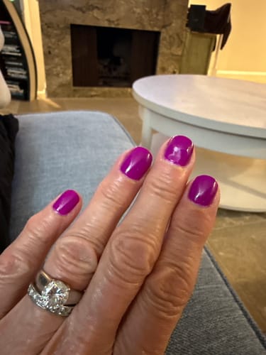 Customer photo review of #34L Gotti Nail Lacquer - Born & Raised in LA