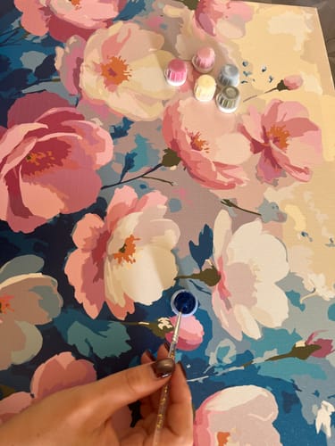 Customer photo review of Beautiful Watercolor Floral