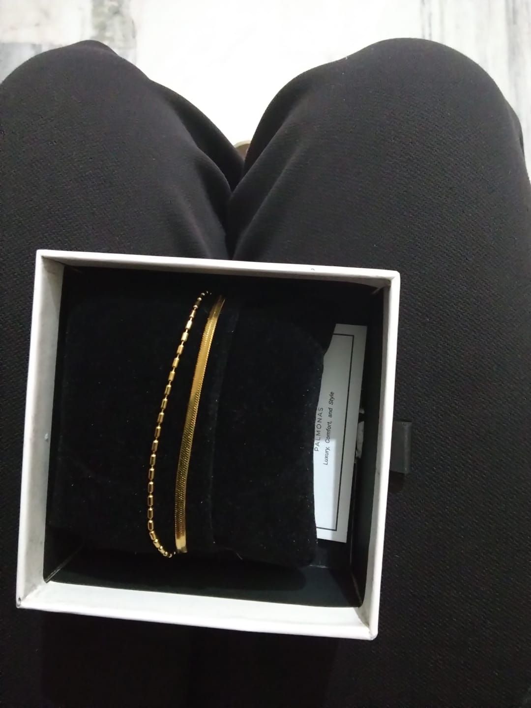 Customer photo review of Multi-layered Beaded Bracelet