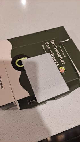 Customer photo review of Dishwashing Eco-sheets™
