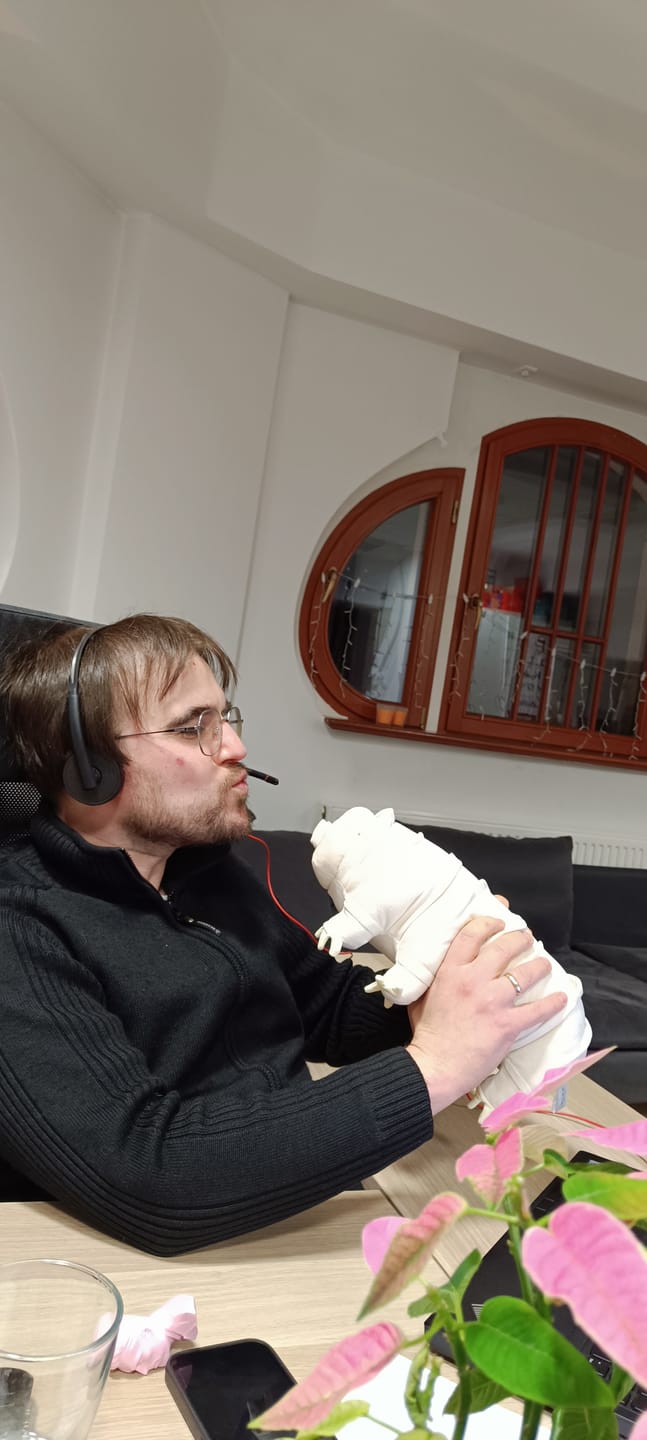 Customer photo review of Tardigrade Water Bear Soft Stuffed Plush Toy