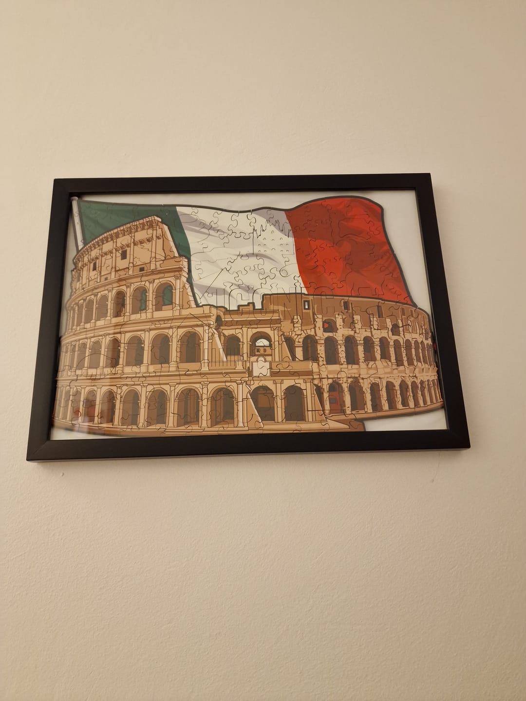Customer photo review of Colosseum - Wooden Puzzle