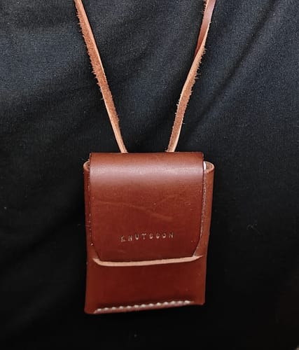 Customer photo review of Slimmad plånbok i äkta läder