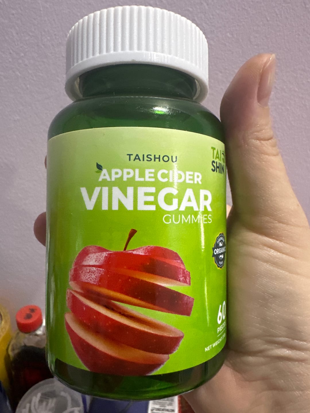 Customer photo review of Taishou Apple Cider Gummies