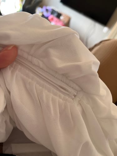 Customer photo review of VESTIDO ANGELINA BLANCO