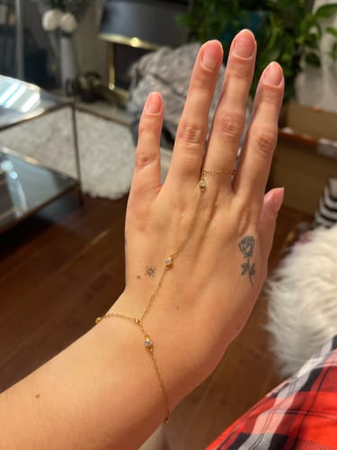 Customer photo review of Permanent Jewelry - Gold Filled/925