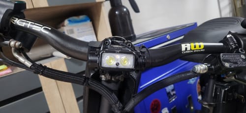 Customer photo review of BM06 Headlamp Bike Mount (for HC60 UHE, HC65 UHE)