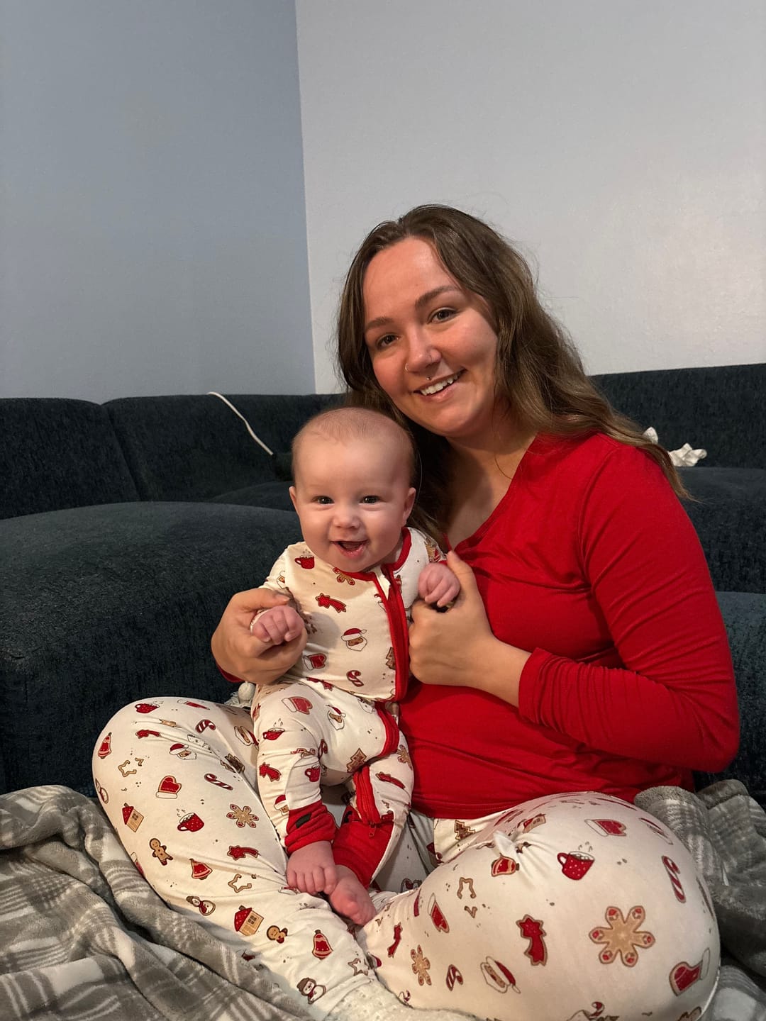 Customer photo review of Sugar Cookies Bamboo Convertible Footie