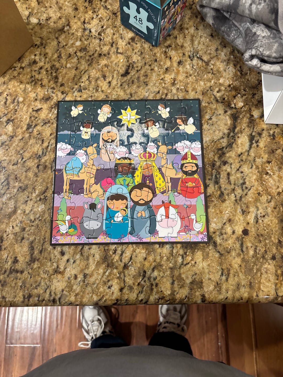Customer photo review of The Nativity Mini Puzzle