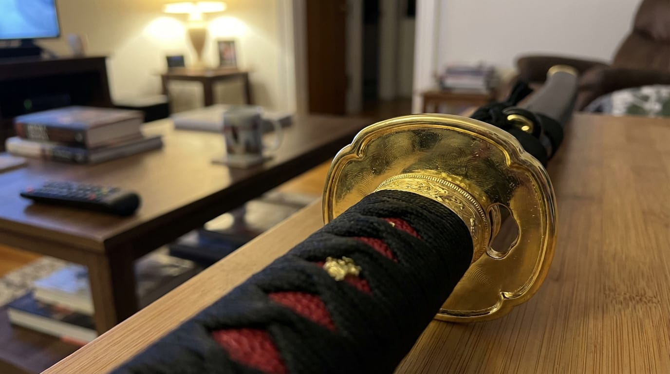 Customer photo review of Rivers of Blood Elden Ring Katana