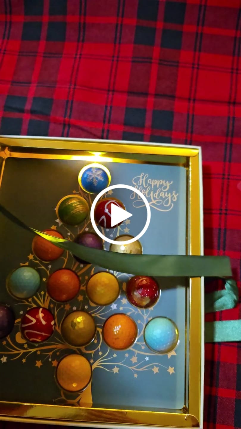 Customer video review of Holiday Chocolate Gourmet Gift Box, 16 piece box