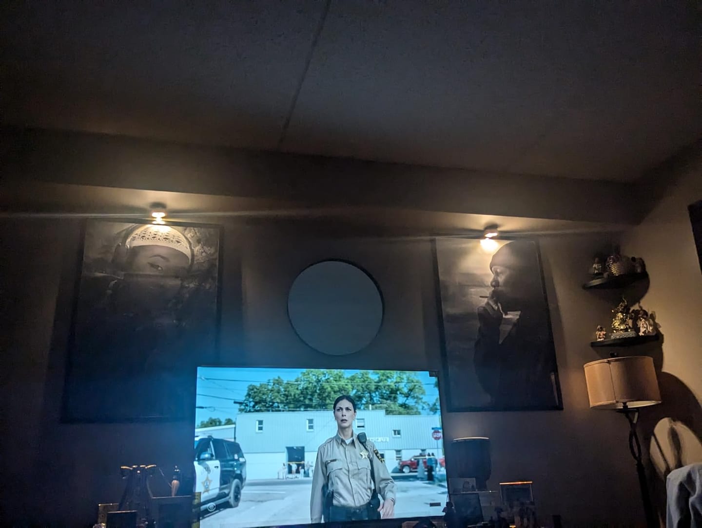 Customer photo review of LightsCordless™ Rechargeable Picture Light - Illuminate Your Art Wirelessly