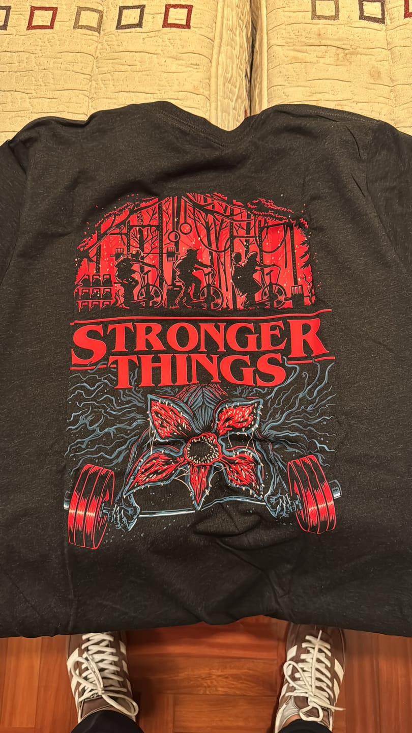 Customer photo review of STRONGER THINGS - UNISEX