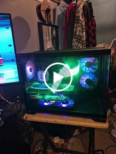 Customer video review of Custom Design RGB GPU Backplate