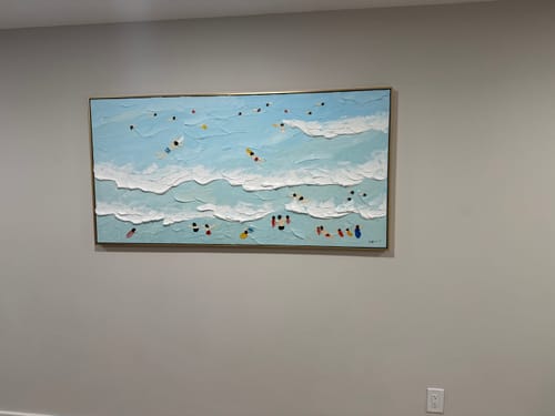 Customer review photo for Plaster Art Texture Painting #SG187
