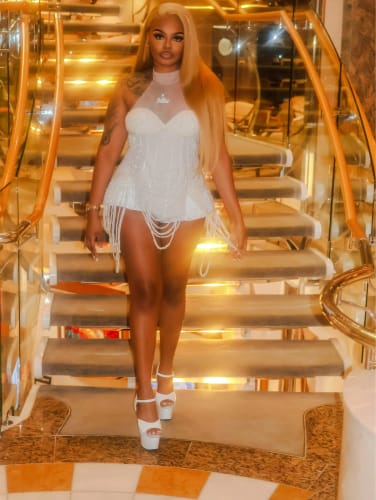 Customer photo review of Madilyn Mini Dress