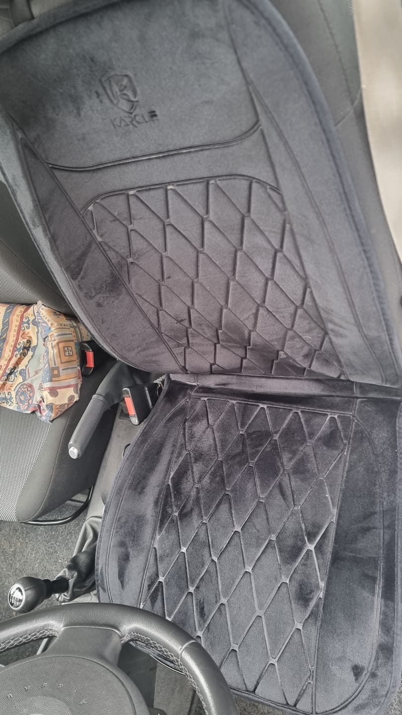 Customer photo review of Beheizte Autositzauflage