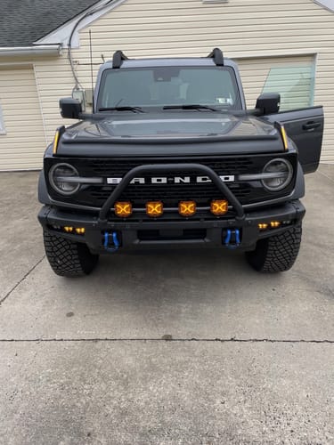 Customer photo review of Front Bumper LED Light Kit - Ford Bronco 2021 +