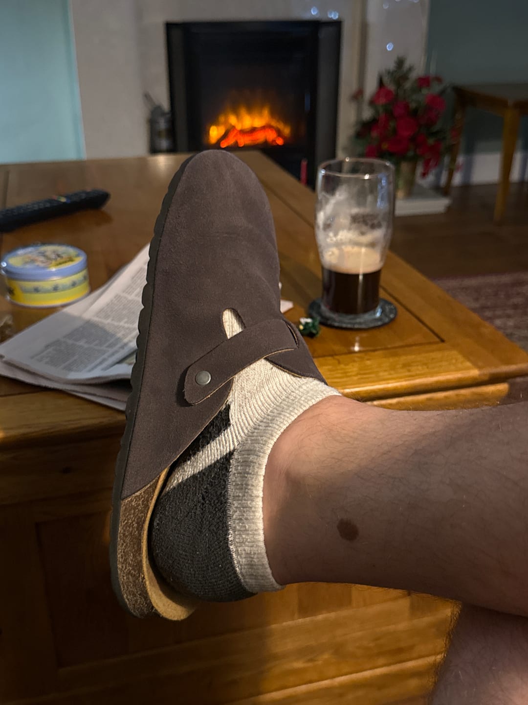 Customer photo review of Taro Comfort Soft Footbed Shoes