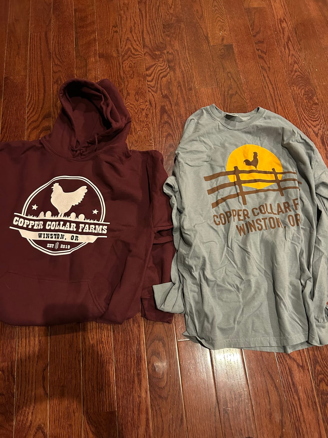 Customer photo review of POULTRY FARM CUSTOM LONG SLEEVE SHIRT P5