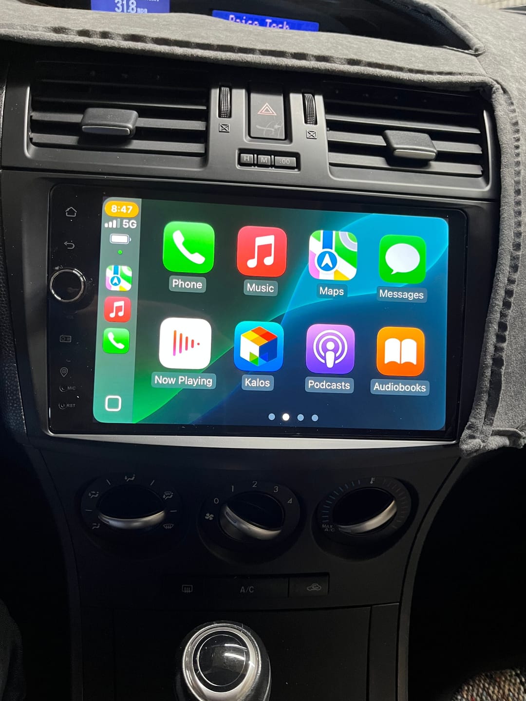 Customer photo review of Mazda Series 3 2009-2013 — Premium 9” CarPlay & Android Auto Head Unit