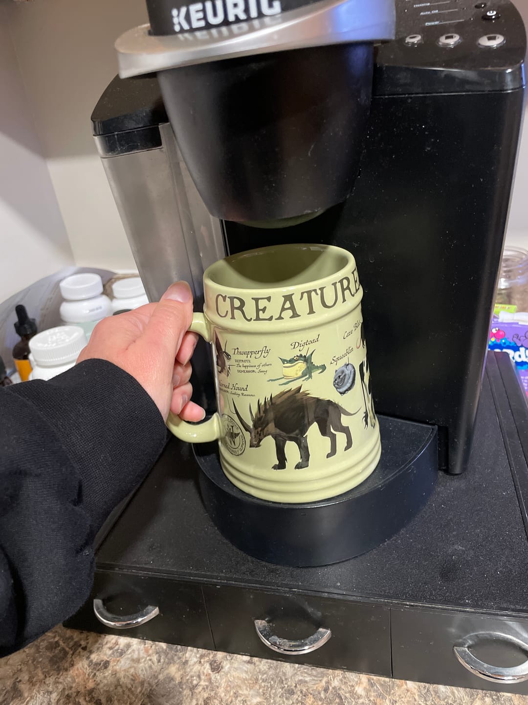 Customer photo review of Creatures of Glipwood Mug