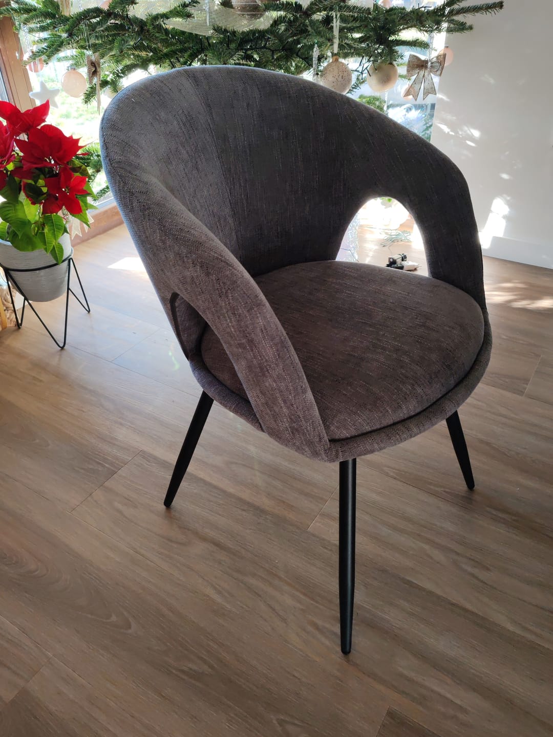 Customer photo review of Scaun HOUSTON OCN-36592, gri/negru
