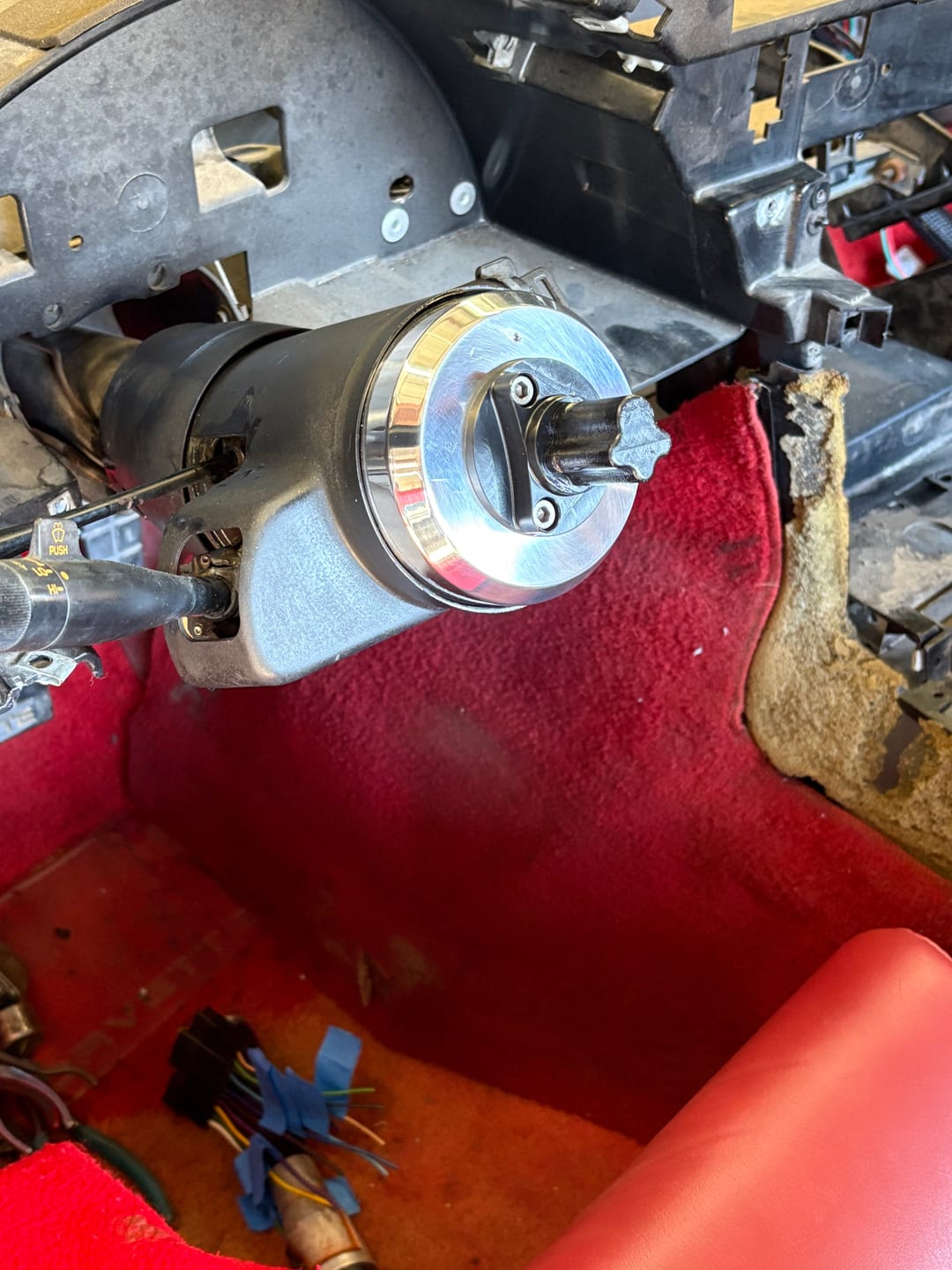 Customer photo review of Motion GM/Ford Bolt-On SFI Steering Quick Release Hub 5/6 Bolt Pattern 15-270