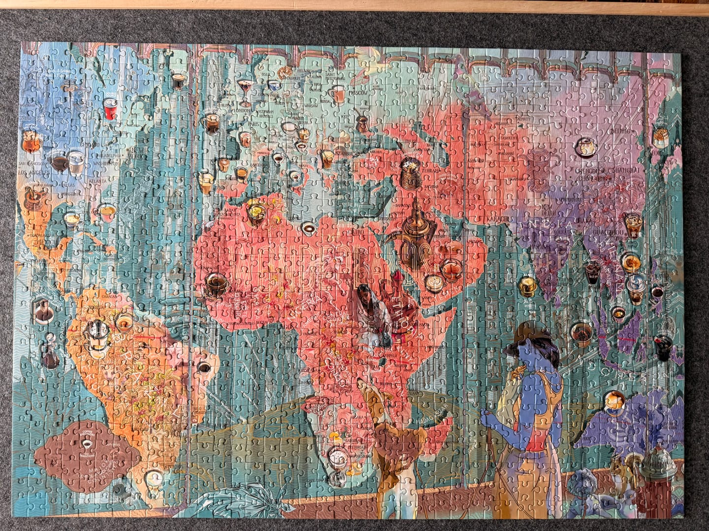 Customer photo review of World of Coffee Puzzle