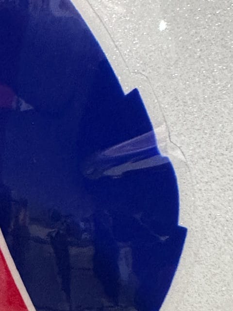 Customer photo review of Buffalo Bills Riddell Speed Replica Helmet