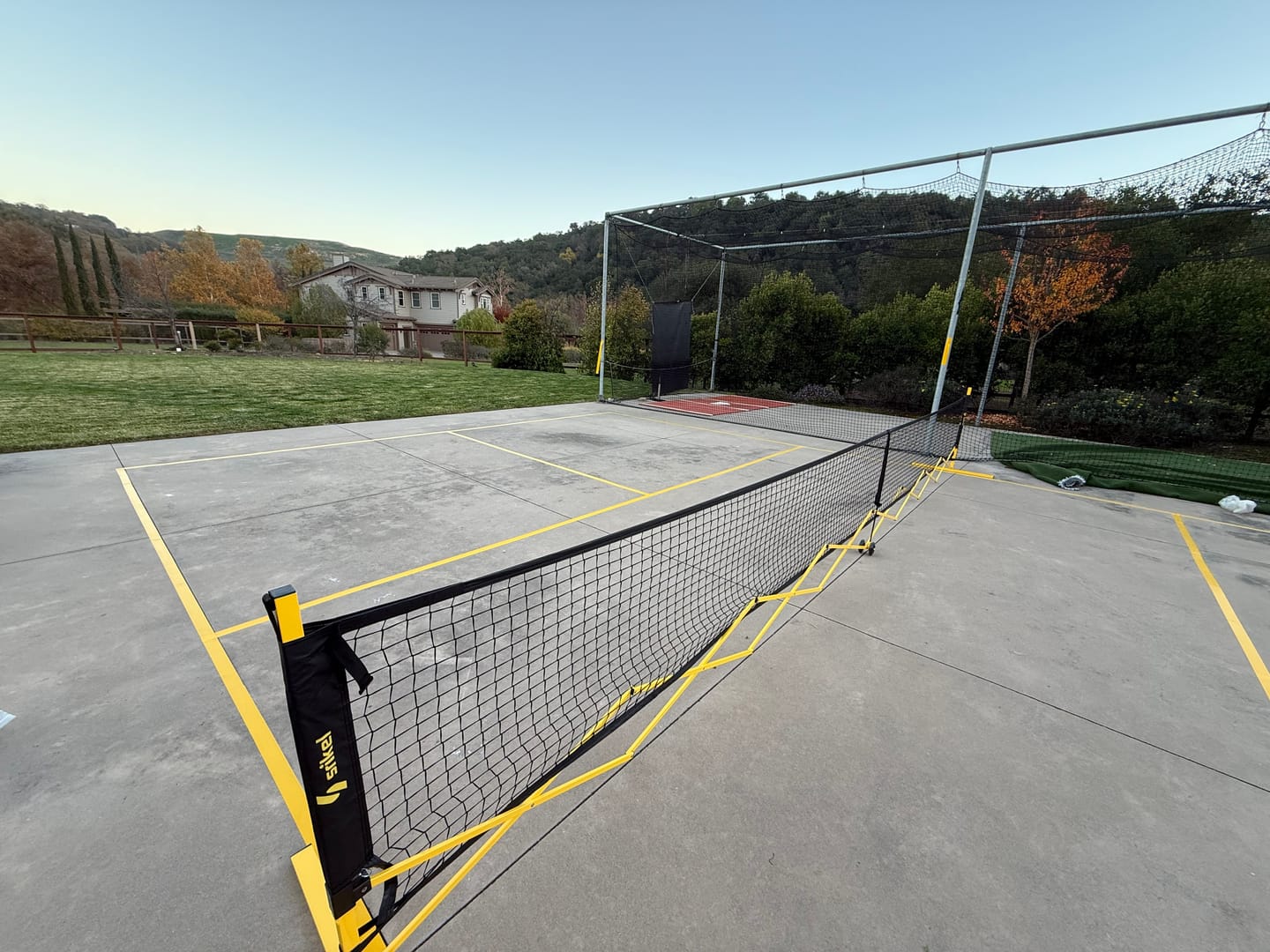 Customer photo review of FlashCourt Pickleball Net