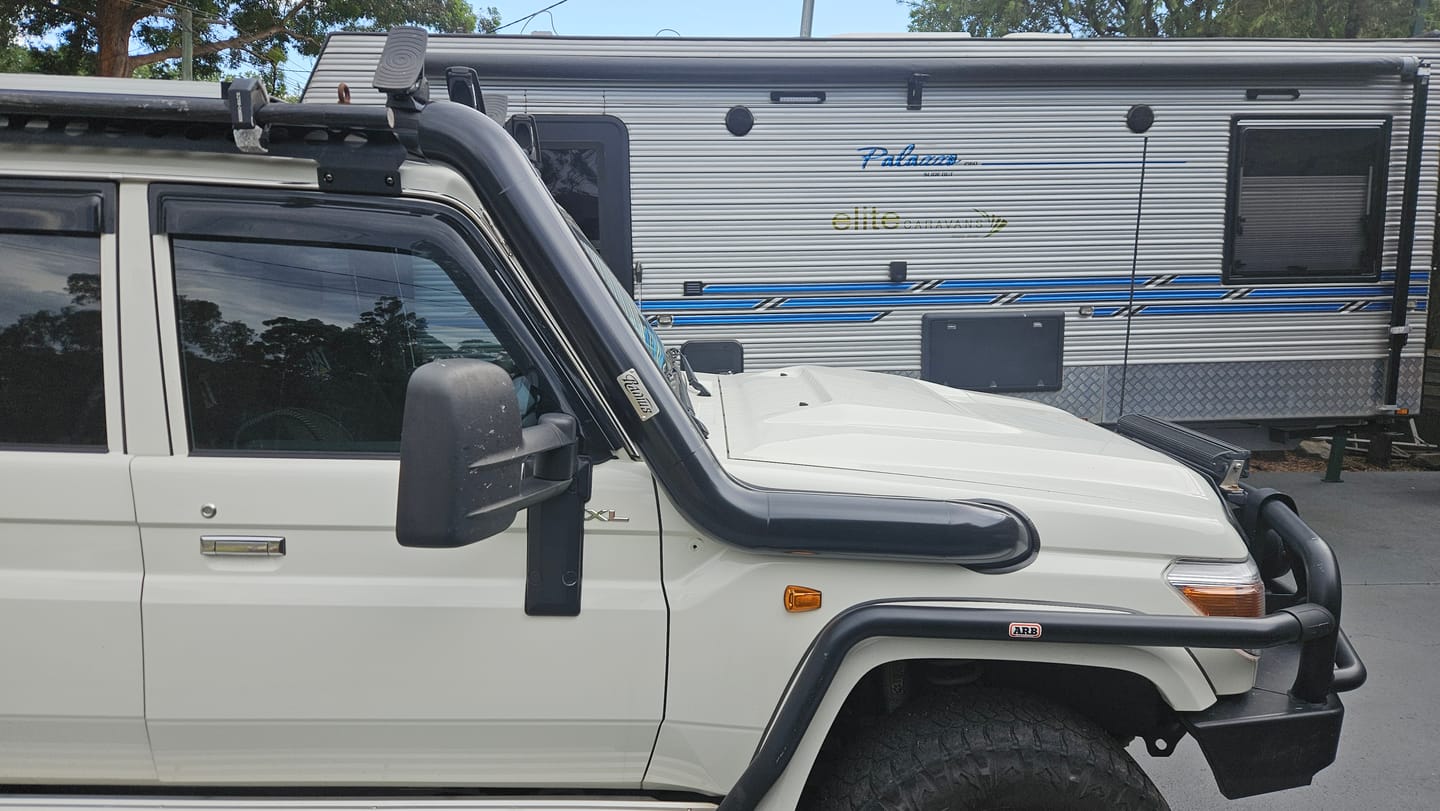 Customer photo review of Custom Air Box to suit Toyota 79 Series Landcruiser VDJ