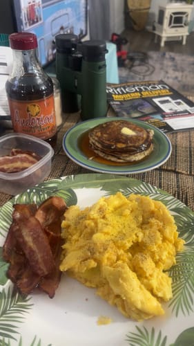Customer photo review of Cousin T's Gourmet Keto Pancake Mix