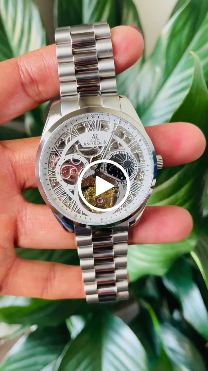 Customer video review of silver/white Villa Automatic Tourbillon