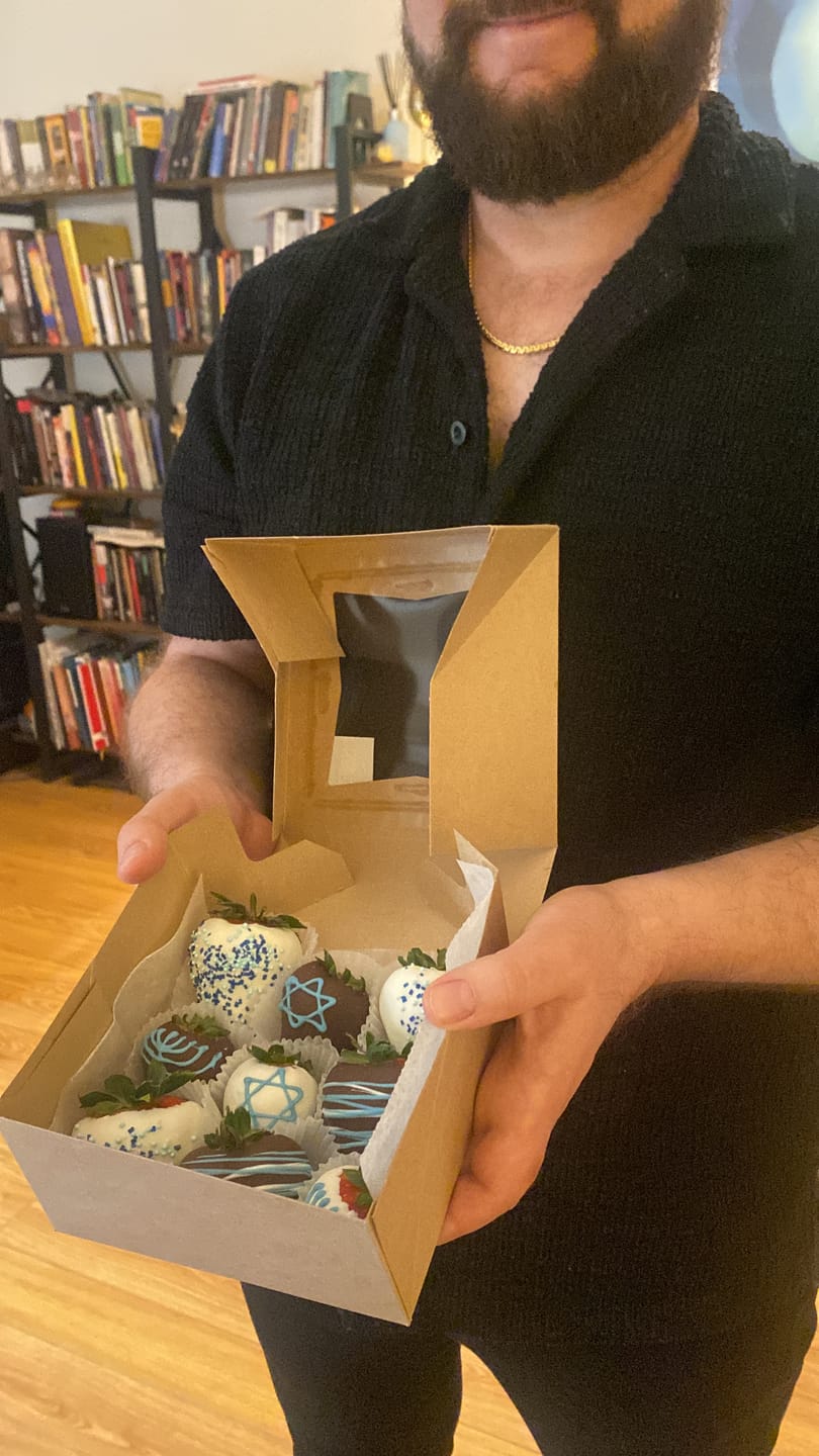 Customer photo review of Hanukkah Strawberries