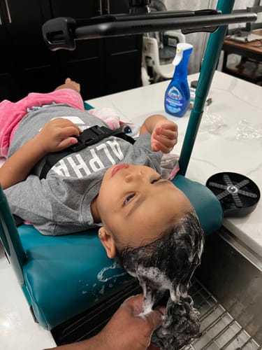 Customer photo review of Shampoo Mat® Deluxe