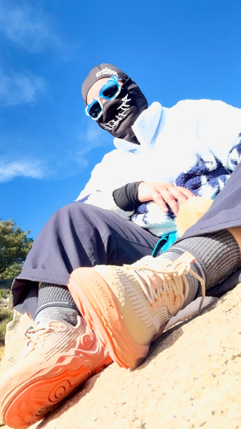 Customer photo review of All Glory To God FlyFit "Skeezy" (Athlete SkiMask) 'Black'