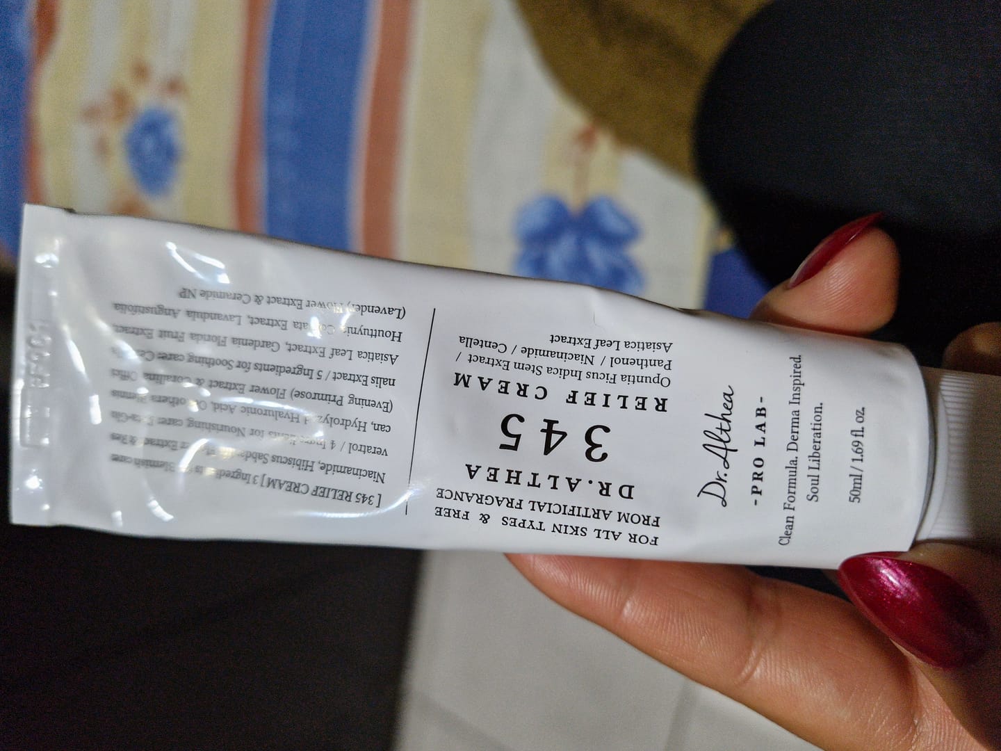 Customer photo review of 345NA Relief Cream