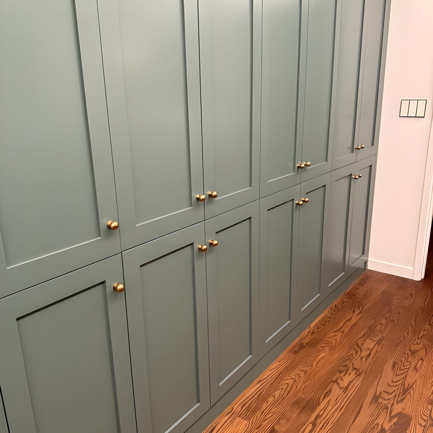 Customer photo review of Brass Ball Knob - Unlacquered Polished Brass