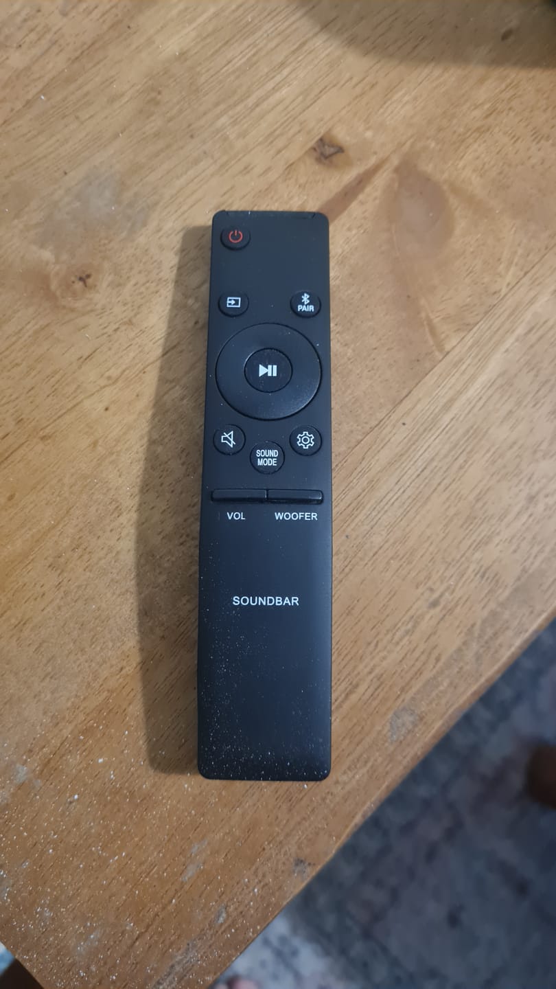 Customer photo review of Samsung Sound Bar AH59-02767A AH59-02767C Remote Control Replacement