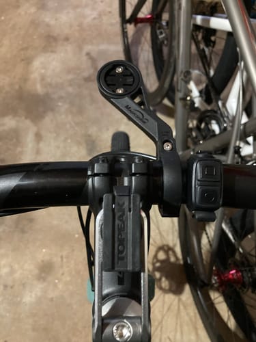 Customer photo review of HORI 1300 DUAL MOUNTED BIKE LIGHT