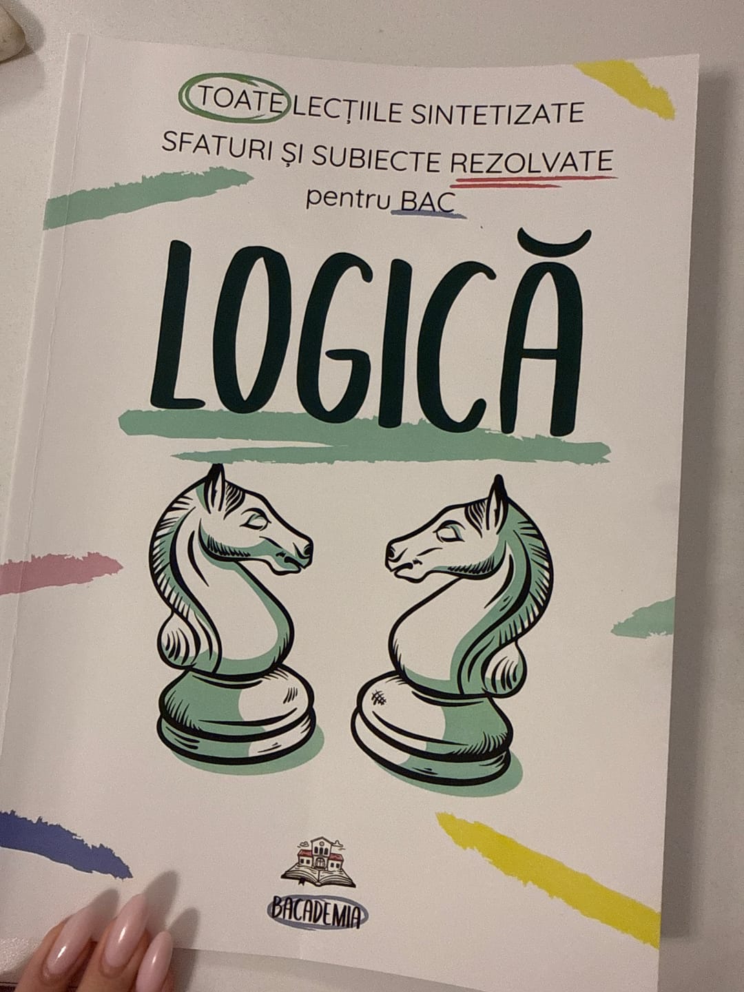 Customer photo review of Carte Logică Bacalaureat Bacademia