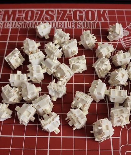 Customer photo review of UNIKEYS X BSUN UDON LINEAR SWITCH FACTORY LUBED (10PCS)