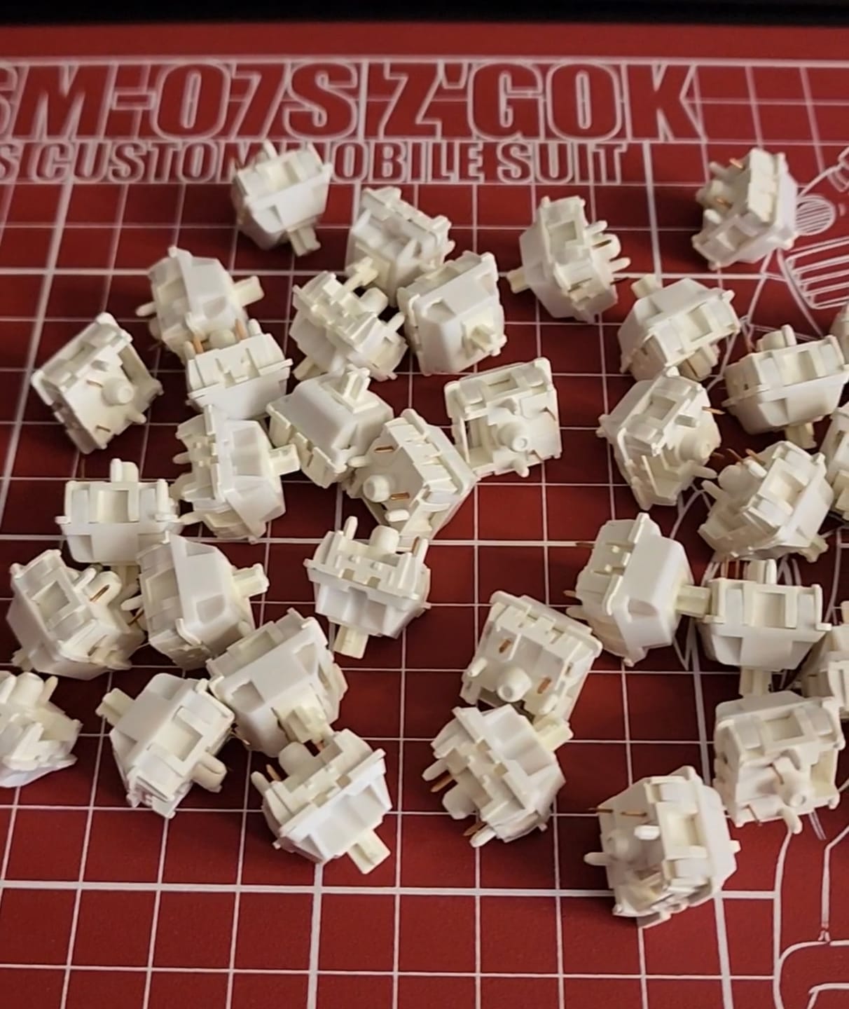 Customer photo review of UNIKEYS X BSUN UDON LINEAR SWITCH FACTORY LUBED (10PCS)
