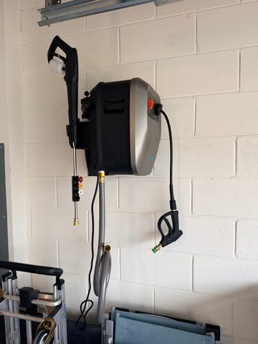 Customer photo review of Grandfalls Retractable Pressure Washer G20