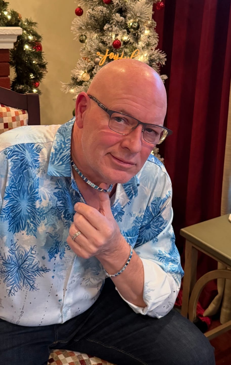 Customer photo review of Océan Bleu Bracelet
